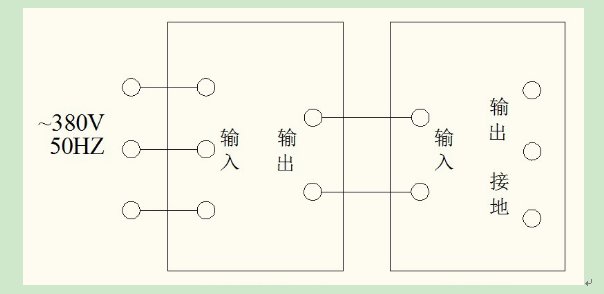 空载试验接线示意图